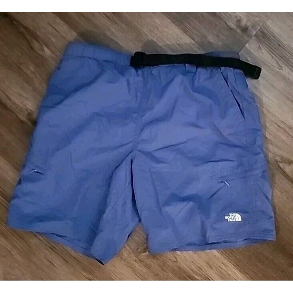 The North Face Mens Blue Swim Trunks Large Adjustable Waist Elastic